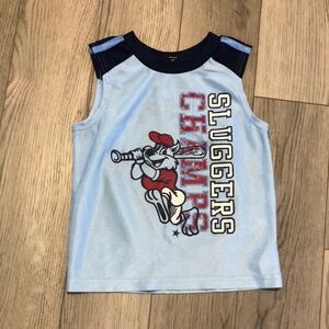 Faded Glory Blue Tank Top with Sporty Graphic boy size 3t